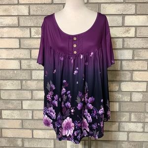 floral blouse 3xl